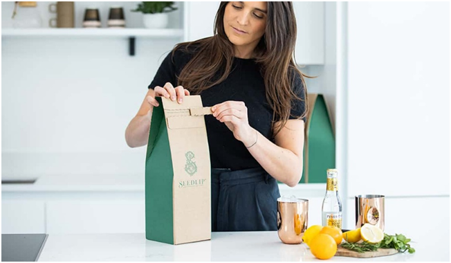 %Reduce Packaging - sustainable recyclable%